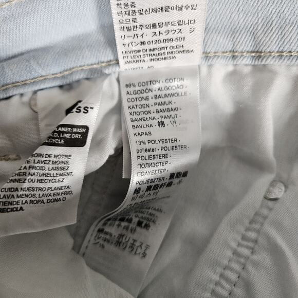 Levis Silvertab Jeans Womens 32x27 Blue High Waisted Mom Tapered Skater Indie - Picture 8 of 16